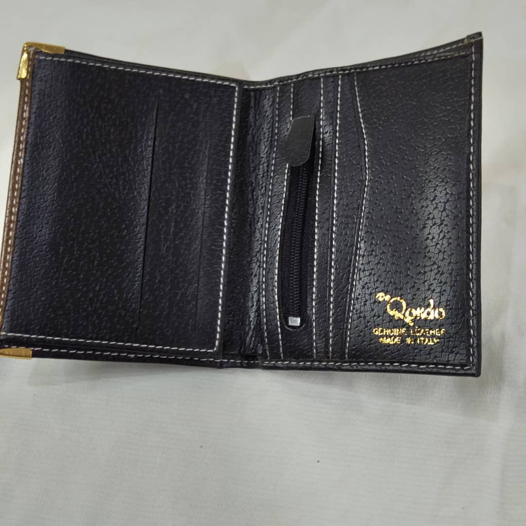 Portefeuille rondo en cuir original 
18/12cm