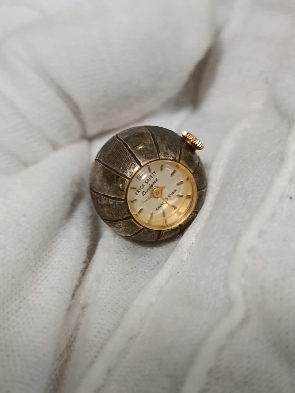 Montre pendentif argent