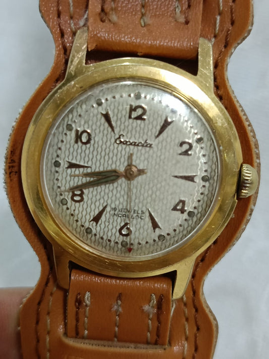 Montre mécanique vintage original plaqué or
