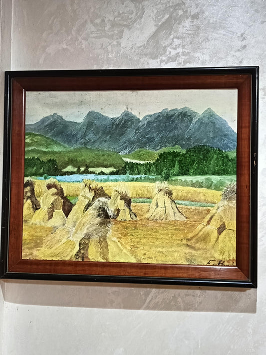 Ancien tableau original signé