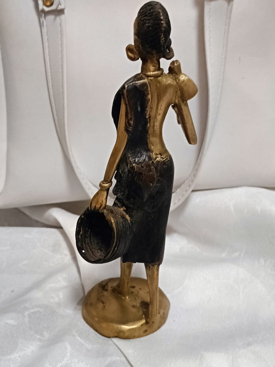 Ancien statut bronze 21cm
