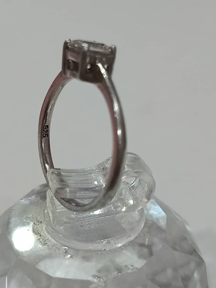 خاتم فضة نسائي