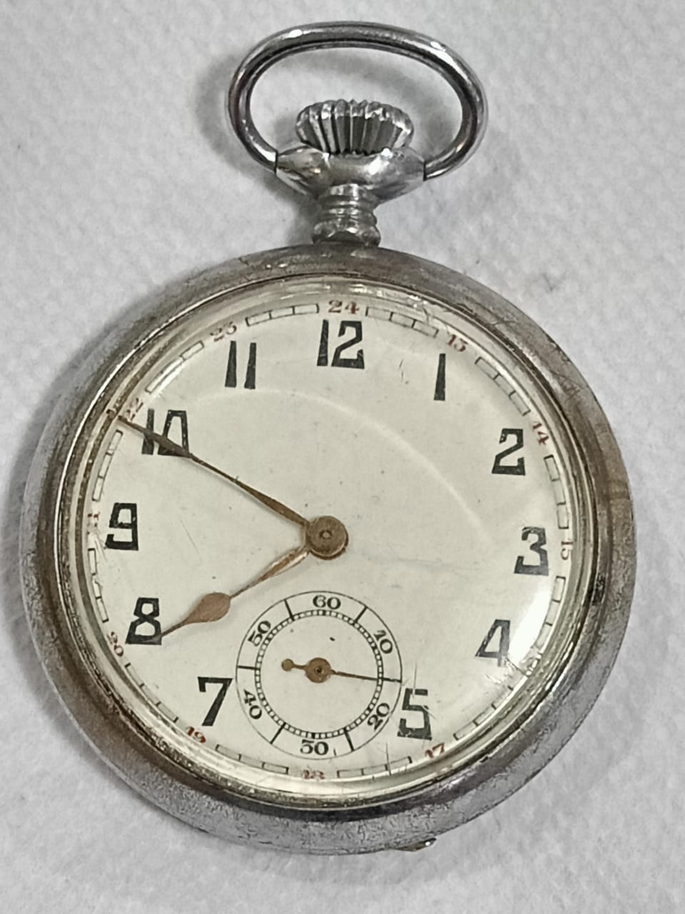 Montre gousset ancienne acier