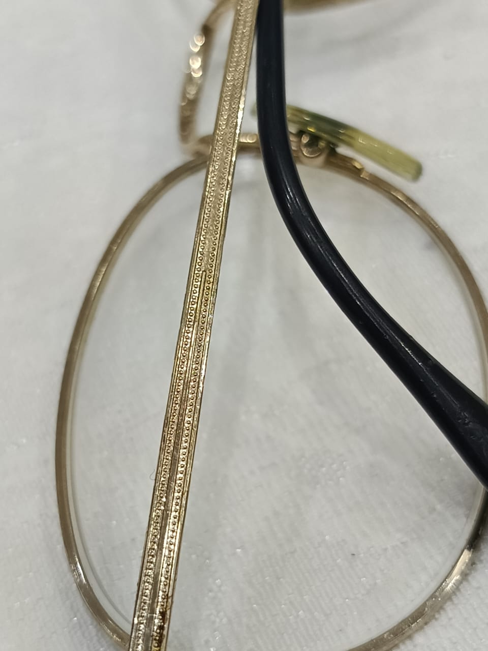 Lunette lamy plaqué or
