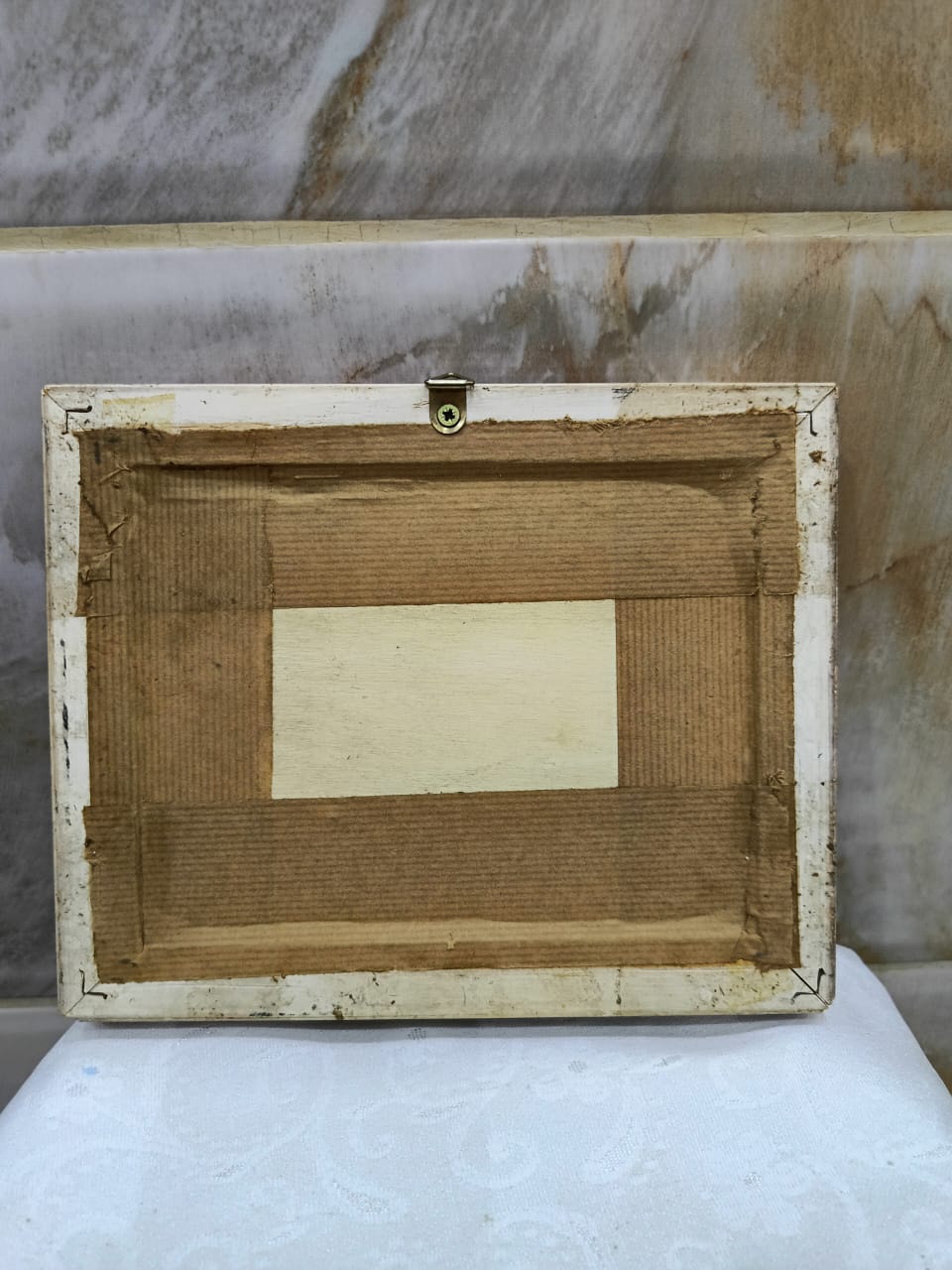 Ancien tableau original signé sur papier 21cm/17cm