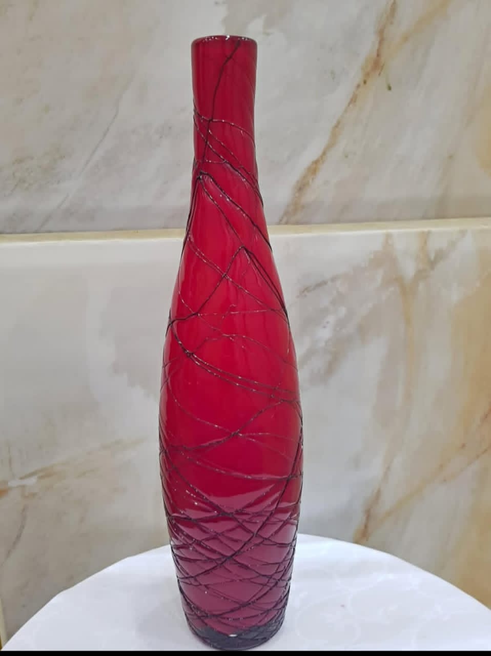 Vase en pete de verre 30cm