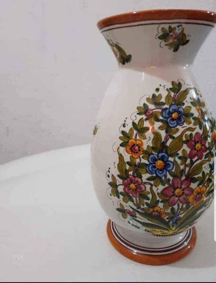 Ancien vase signé 38cm