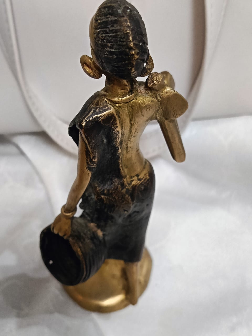 Ancien statut bronze 21cm