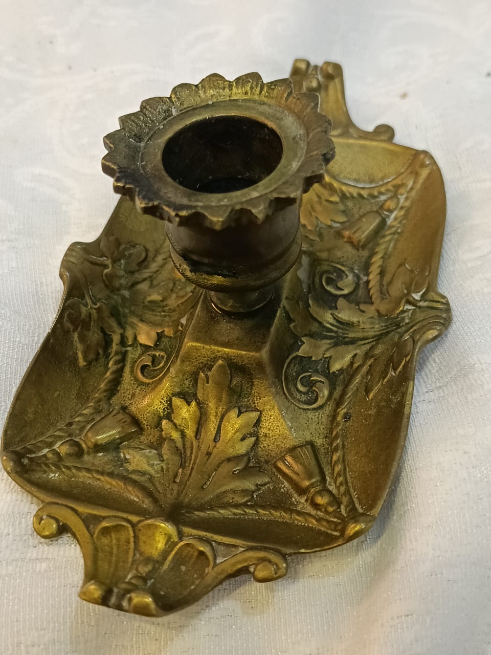 Ancien pougoire en bronze