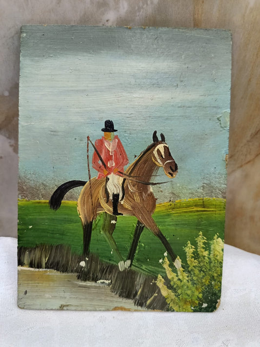 Ancien tableau original signé 
17cm/12cm