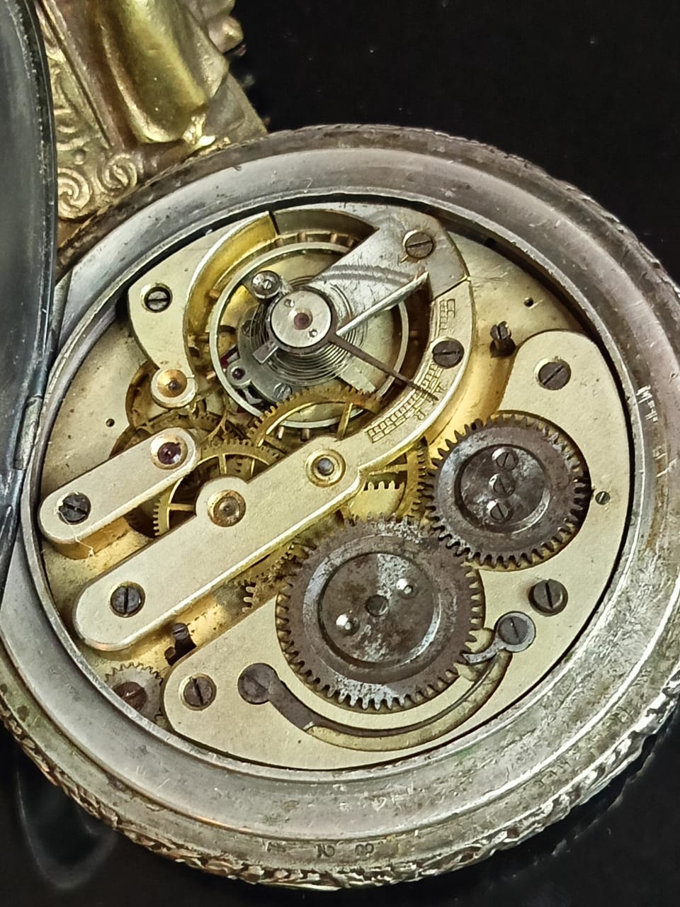 Montre gousset ancienne de collection rar  عاطلة