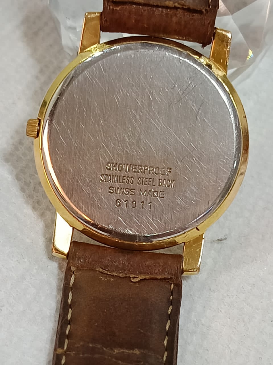 Montre vintage plaqué or quartz