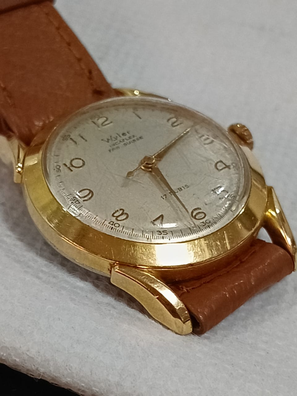 Montre mécanique vintage plaqué or