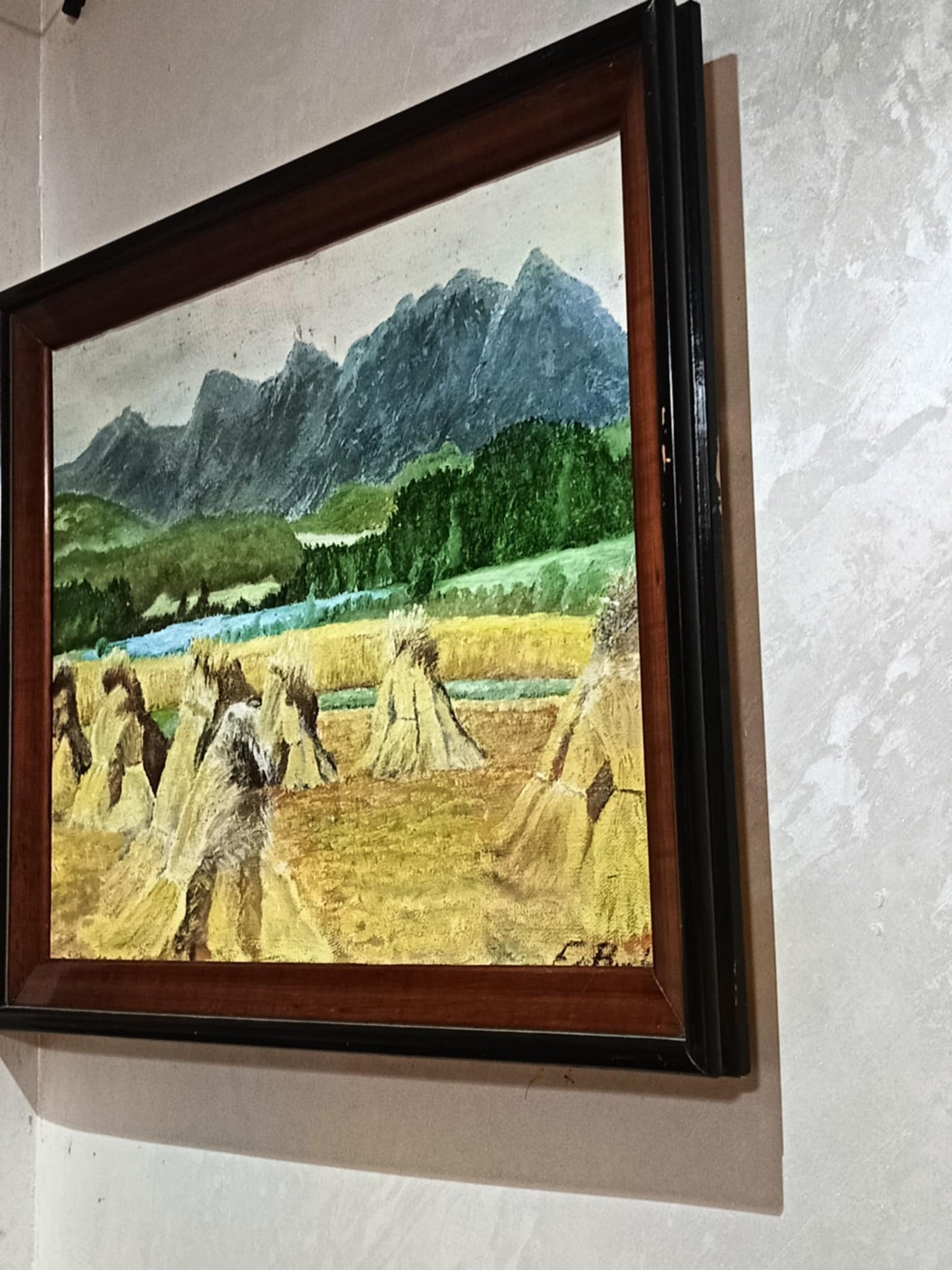 Ancien tableau original signé