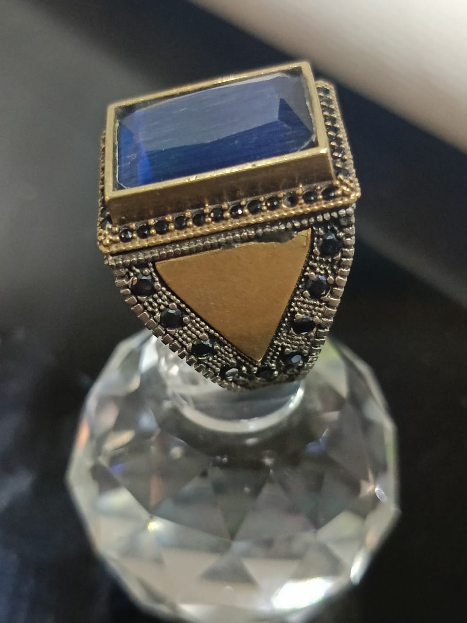 خاتم فضة بحجر