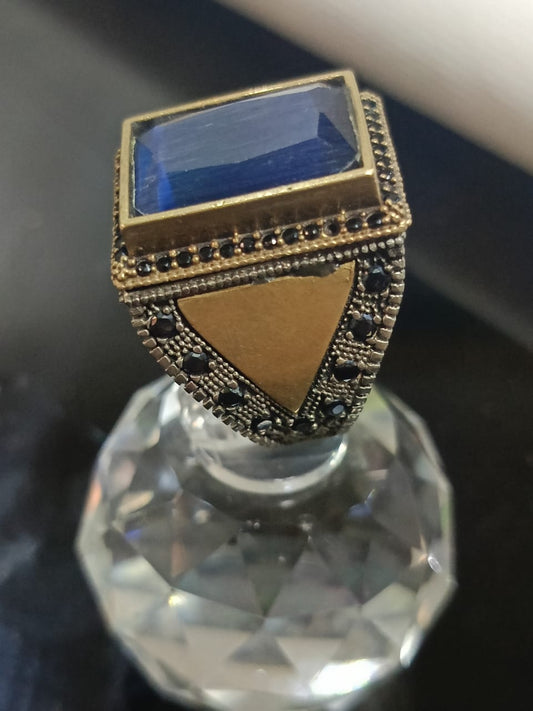 خاتم فضة بحجر