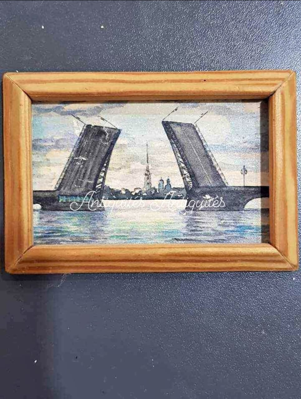 طابلو صغير أصلي رسم على كرتون
10cm/7cm