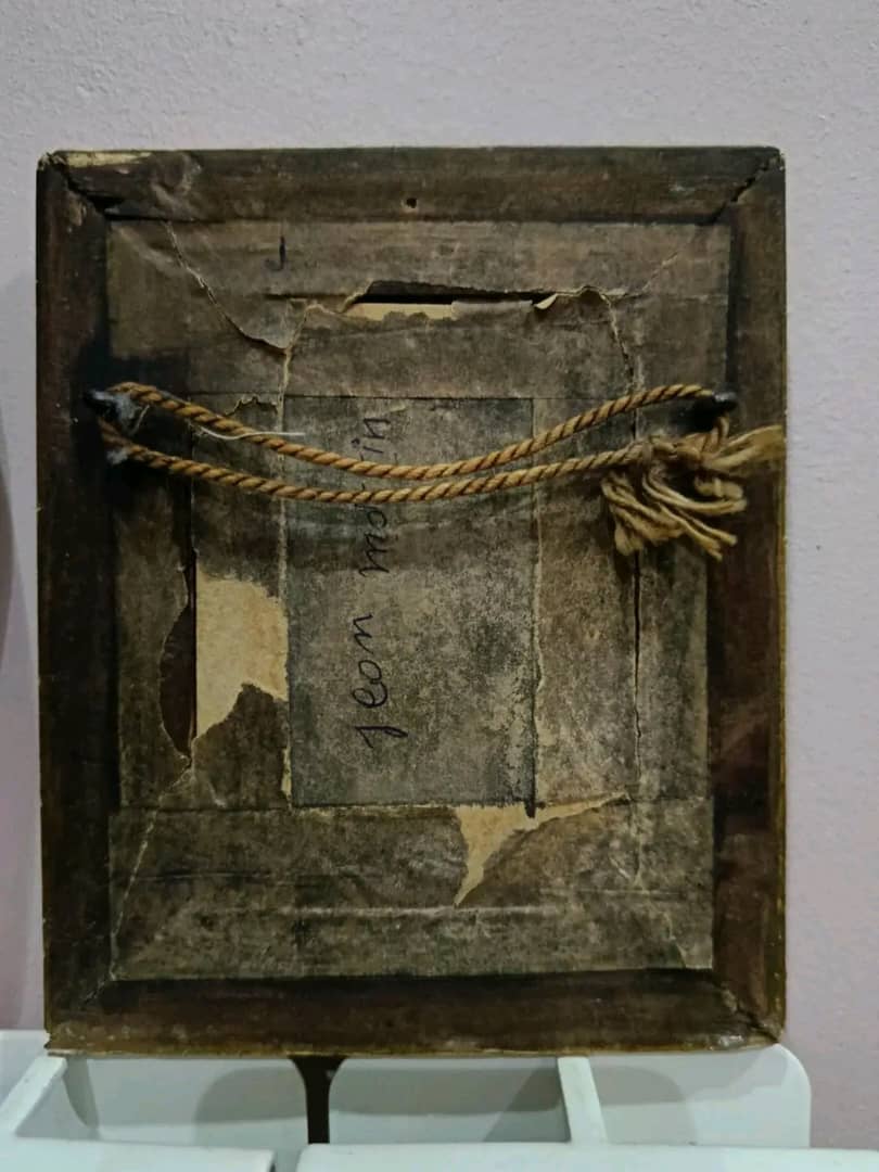 Ancien tableau original signé par jean martin 12cm/14cm