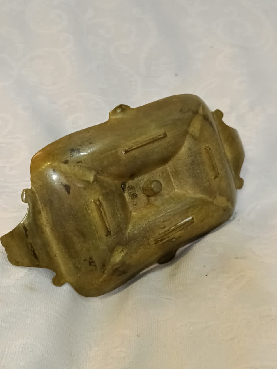 Ancien pougoire en bronze