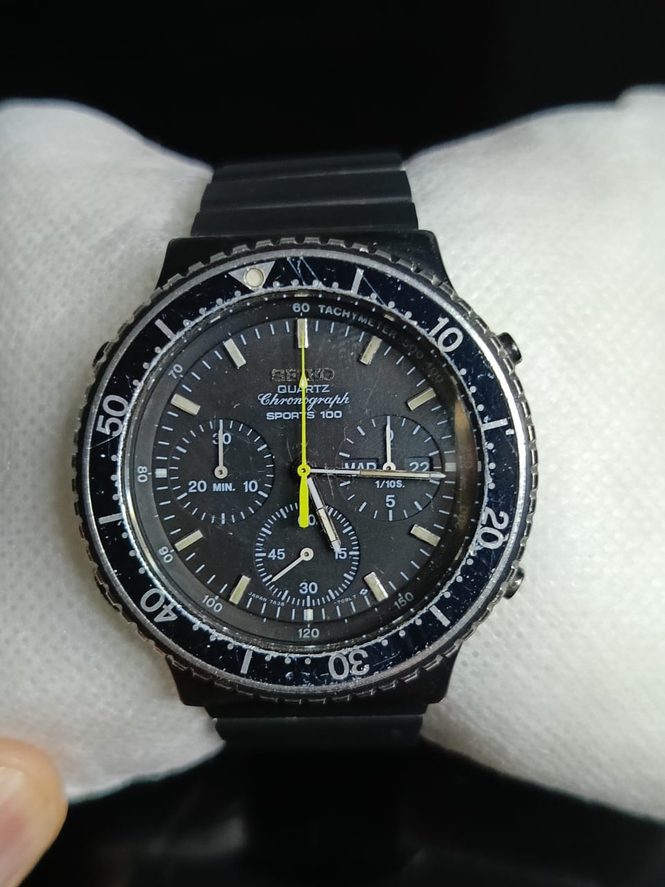 Montre Seiko chronographe Quartz vintage