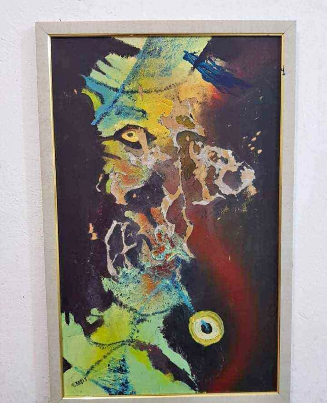 Tableau original signé sur panneau 75cm/50cm