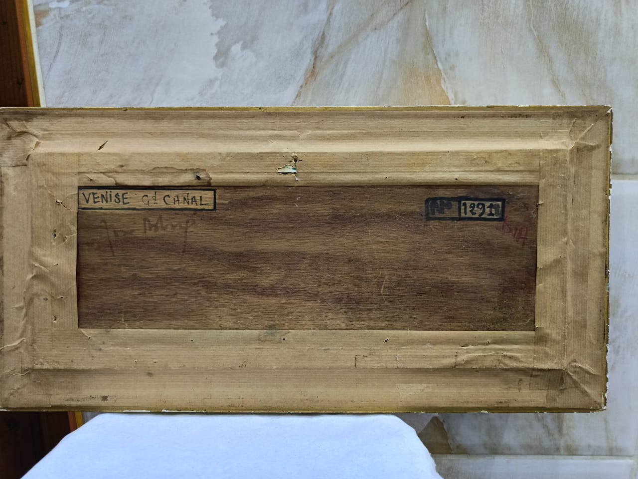 Ancien tableau original signé 
55cm/25cm