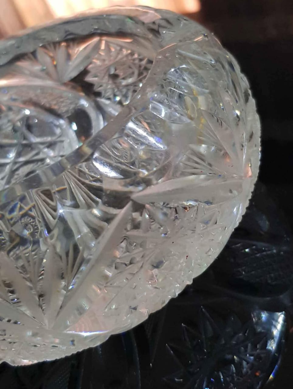 سندري من كرستال منقوش 14cm