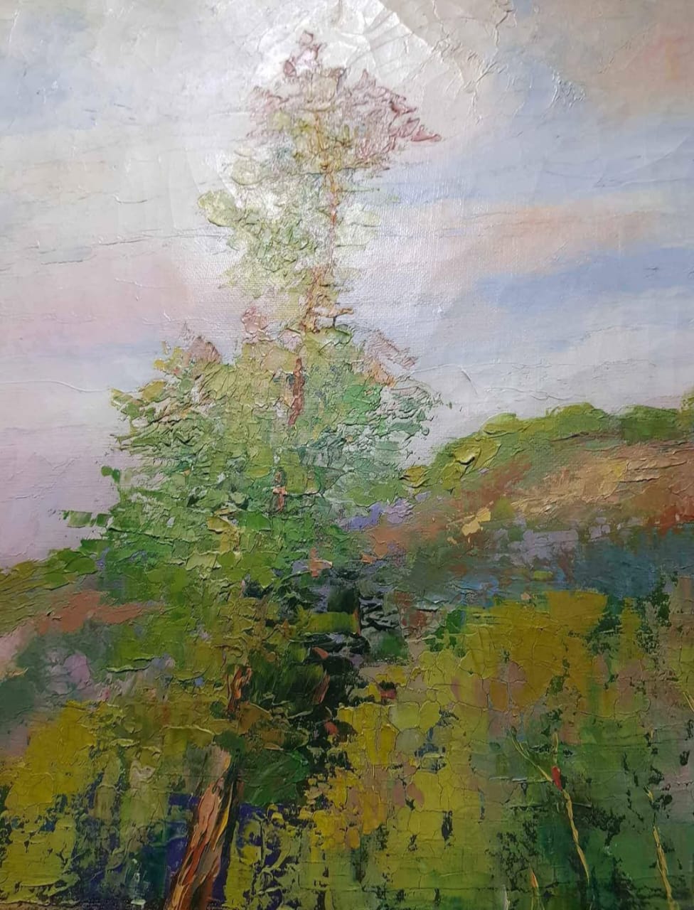 Ancien tableau original signé sur toile 65cm/45cm