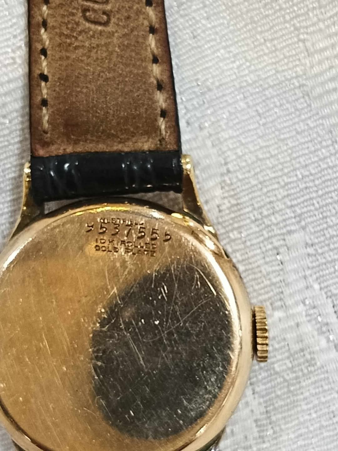 Montre mécanique vintage original plaqué or 10k femme