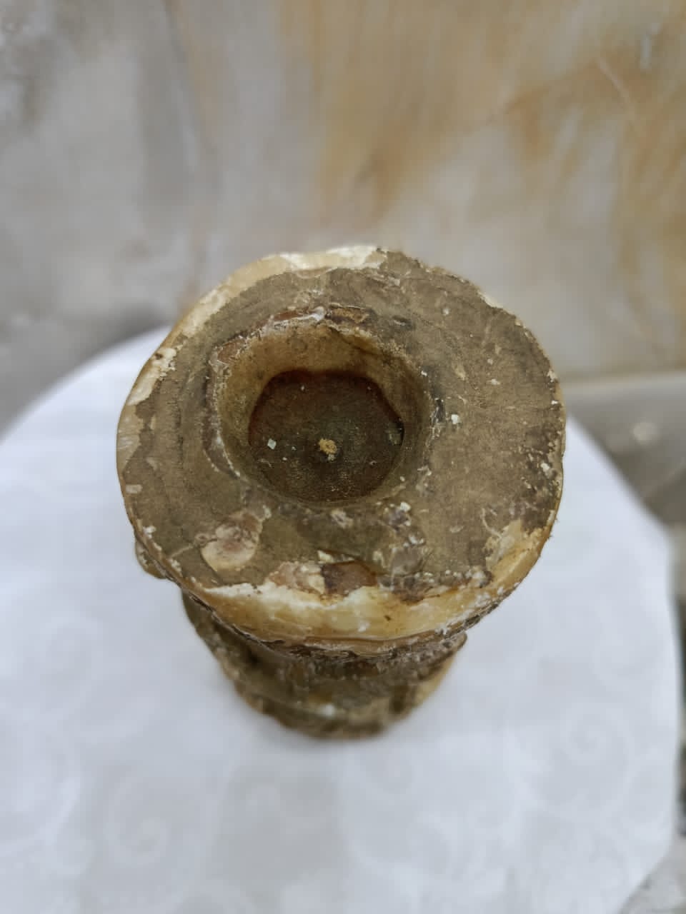 شمعة قديمة جدا أصلية 18cm/7cm
