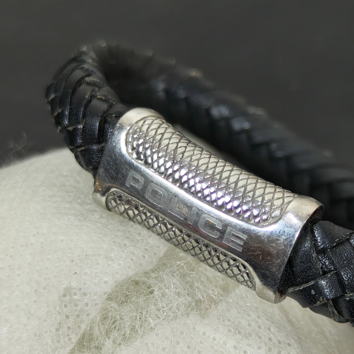 Bracelet police en cuir original 
20cm