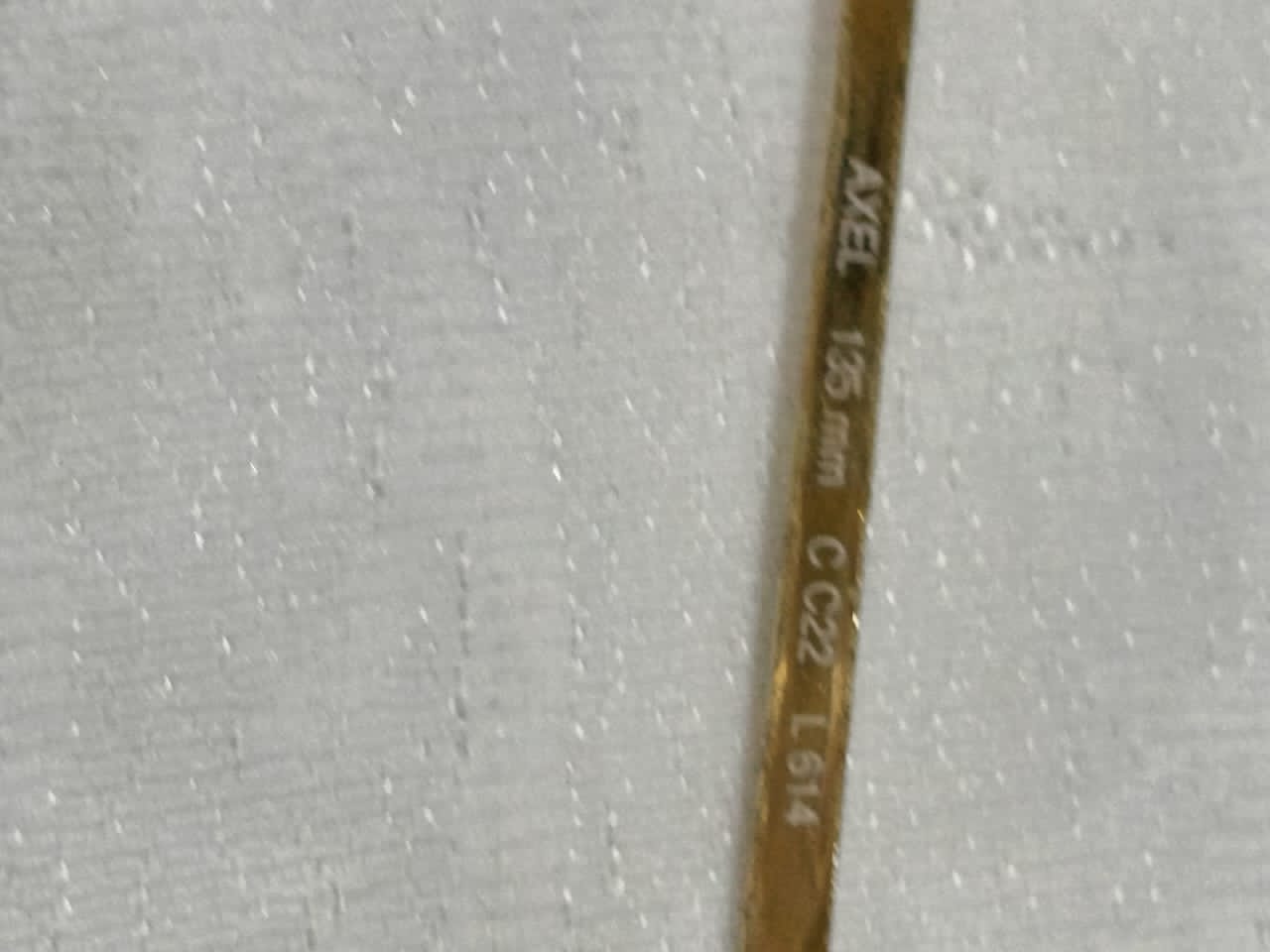 Lunette lamy plaqué or