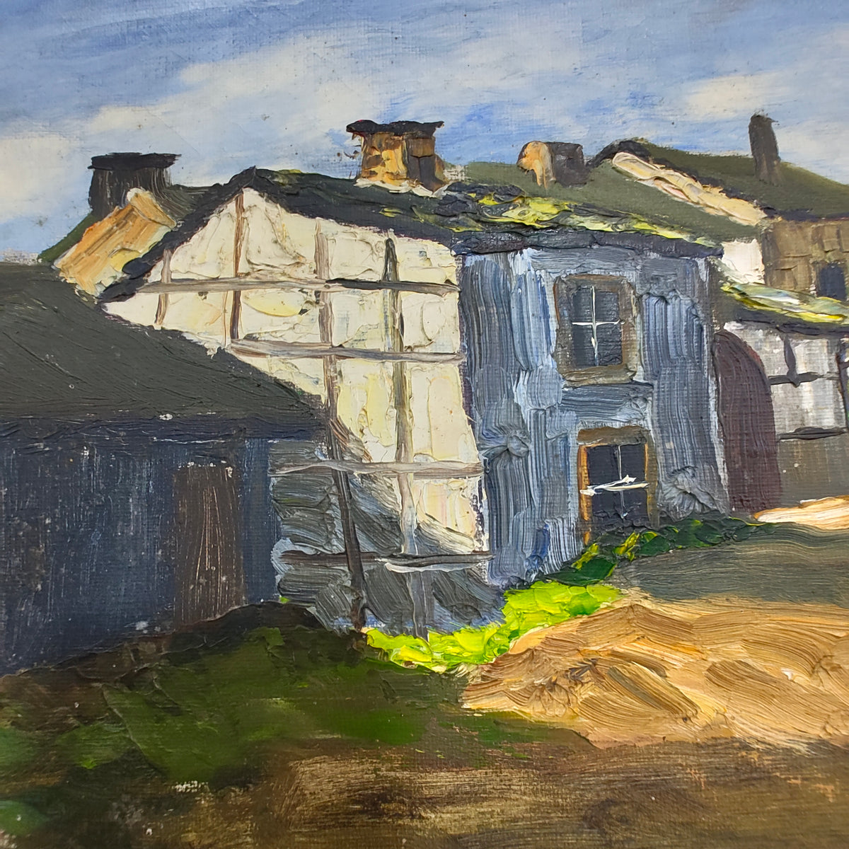 Tableau original signé sur tiol 
50/40cm