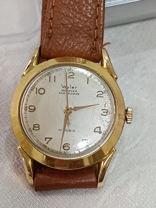 Montre mécanique vintage plaqué or