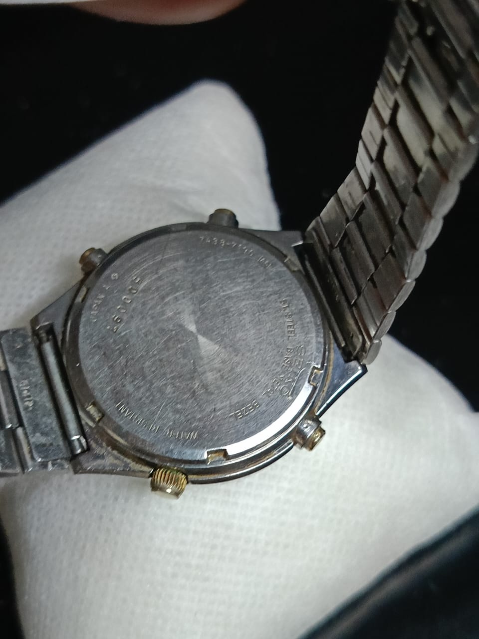 Montre Seiko chronographe Quartz vintage original