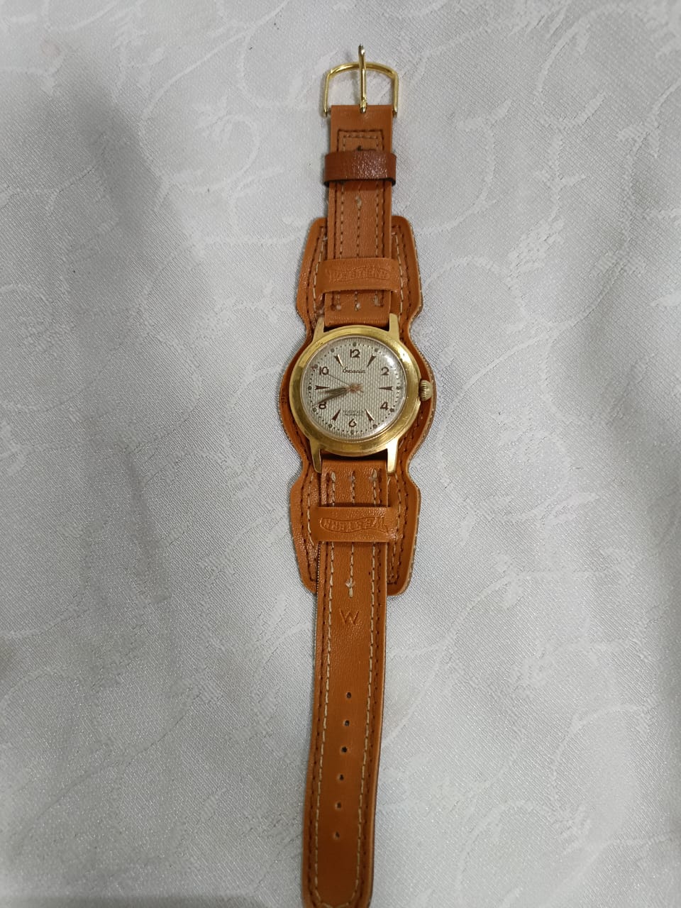 Montre mécanique vintage original plaqué or