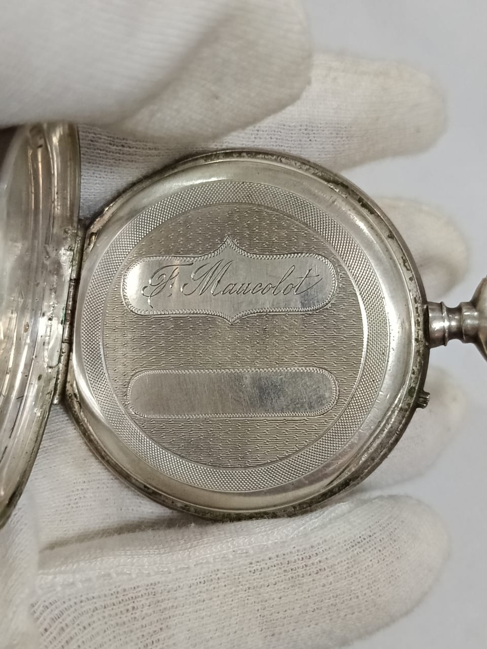 Montre gousset ancienne argent عاطلة