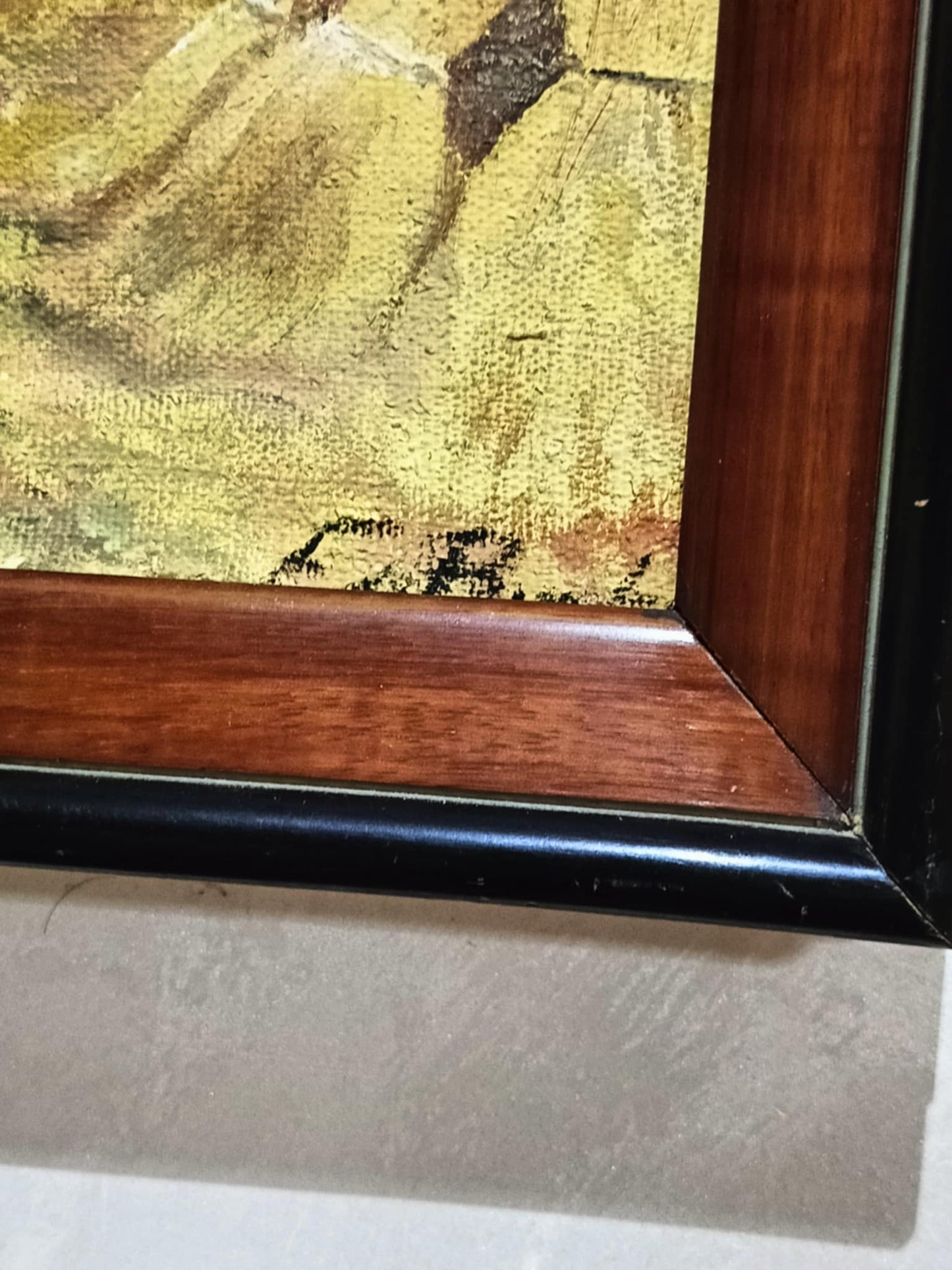Ancien tableau original signé
