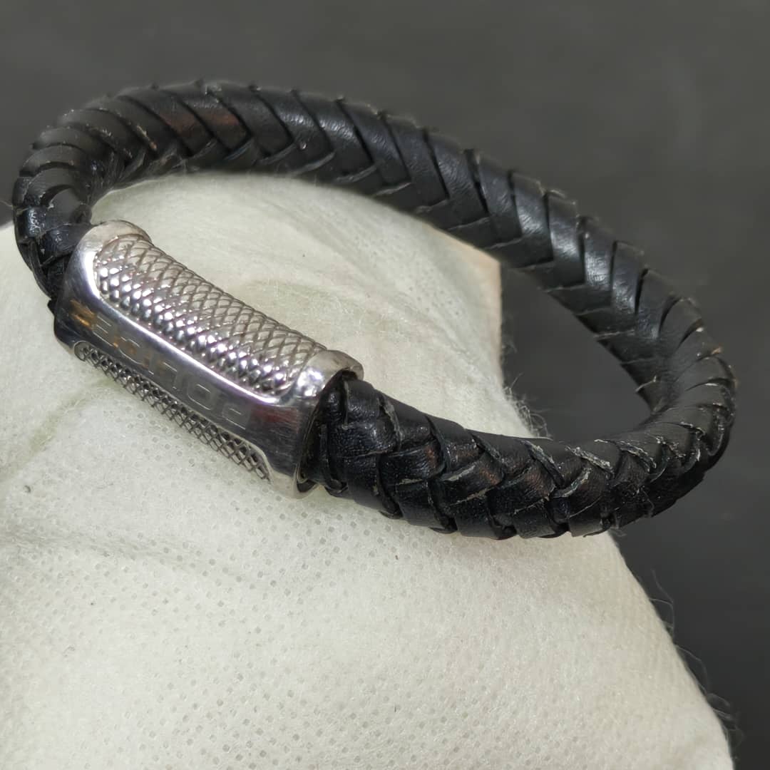 Bracelet police en cuir original 
20cm