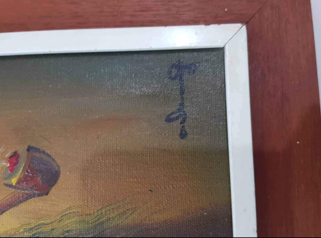 Tableau original signé على القماش
34cm/24cm