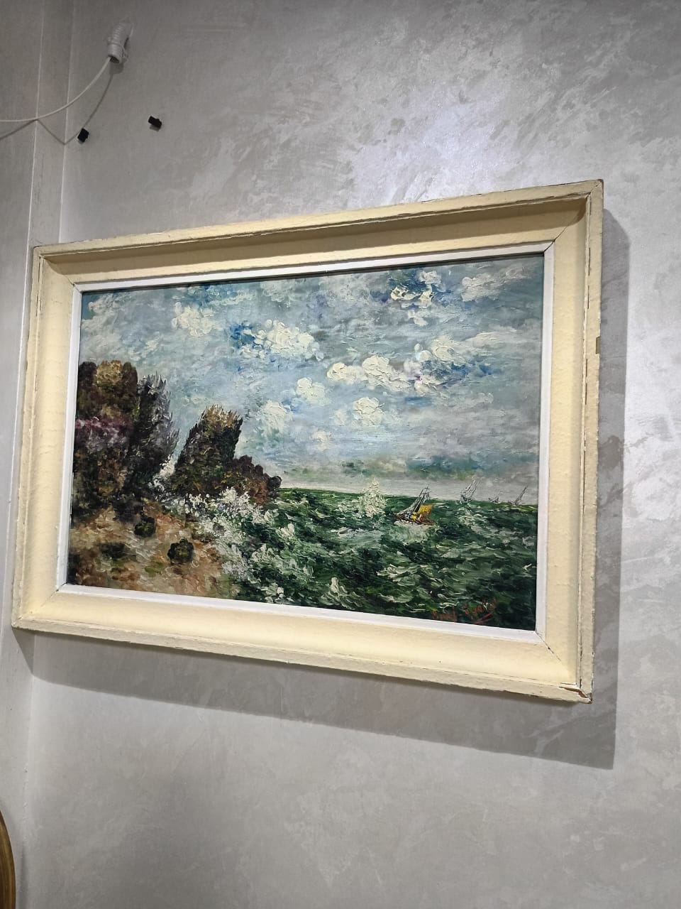 Ancien tableau original signé