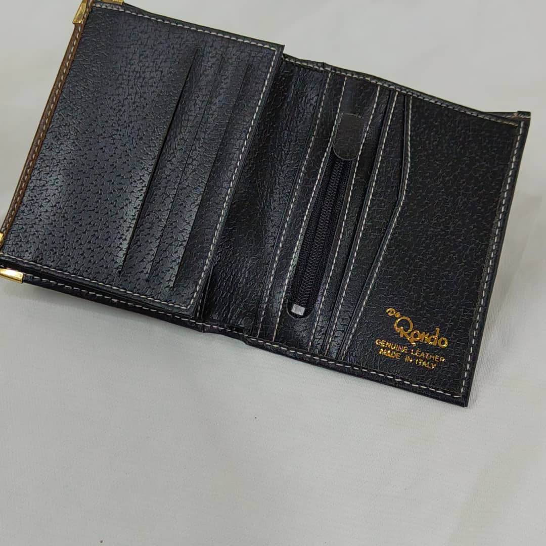 Portefeuille rondo en cuir original 
18/12cm
