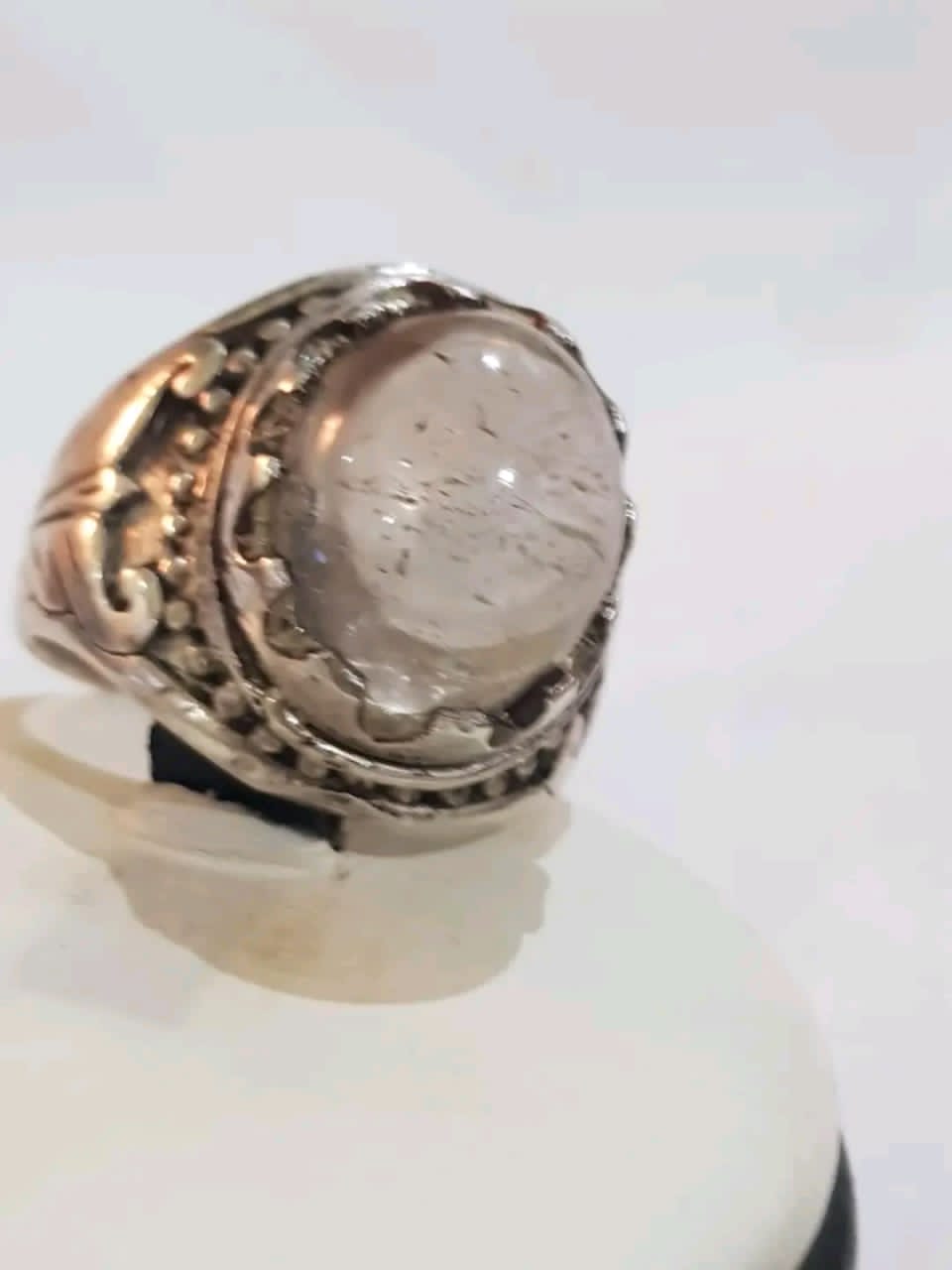 خاتم تحفة بحجر در نجفي