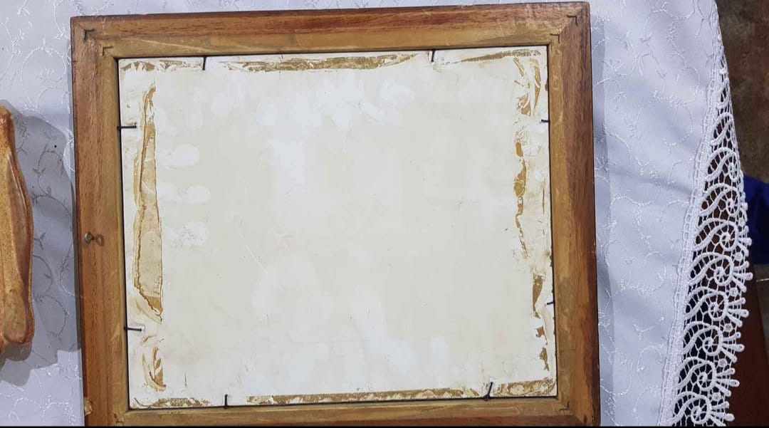 Ancien tableau original signé dessin 35cm
