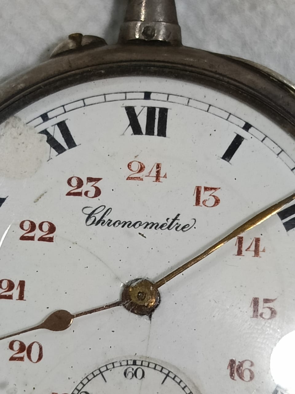 Montre gousset ancienne argent