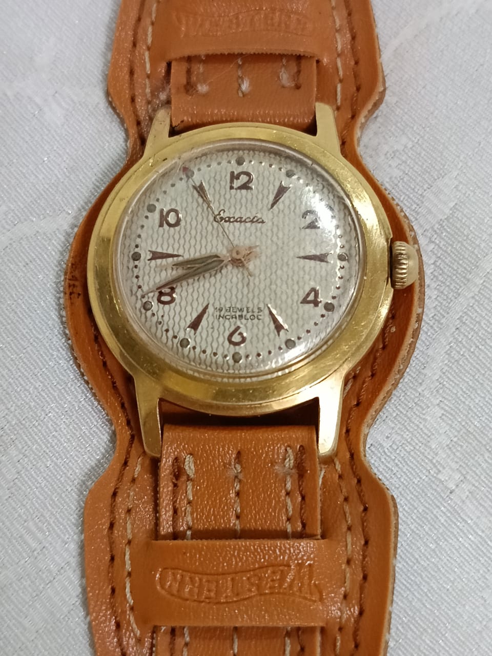 Montre mécanique vintage original plaqué or