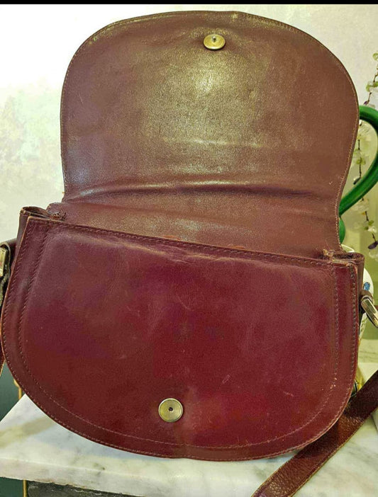 صاك من جلد أحمر  30cm/20cm