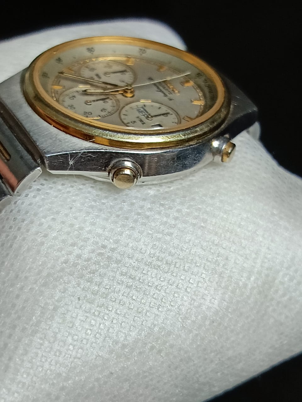 Montre Seiko chronographe Quartz vintage original