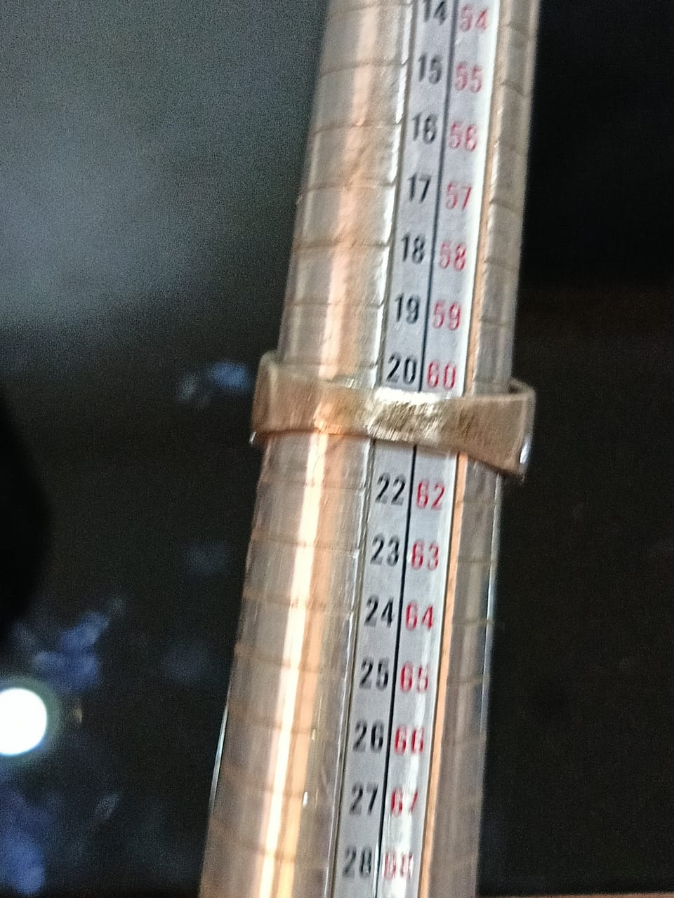 خاتم فضة بحجر طبيعي