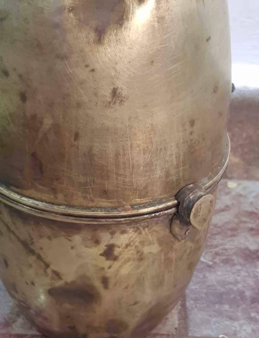 أنية نحاس قديمة ديكور طولها 35cm